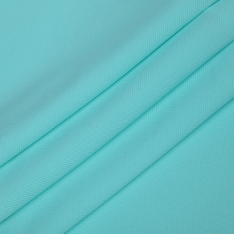 APJ1017 Warp Knitted Jacquard Easy Easy Real Gold Polo Shirt Fabric elastis