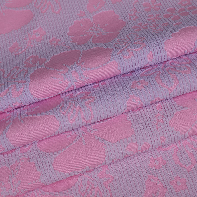 CPJ1279 Brocade Polyester Ammonia Two-Side Jacquard Swimsuit Fabric
